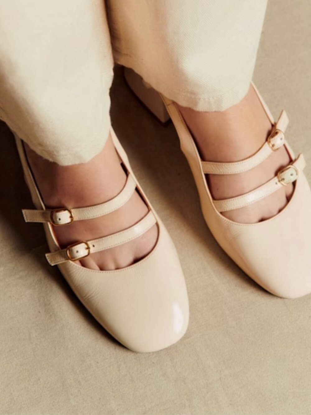 Sezane Paula Babies in White Lacquer - Picture 4 of 4